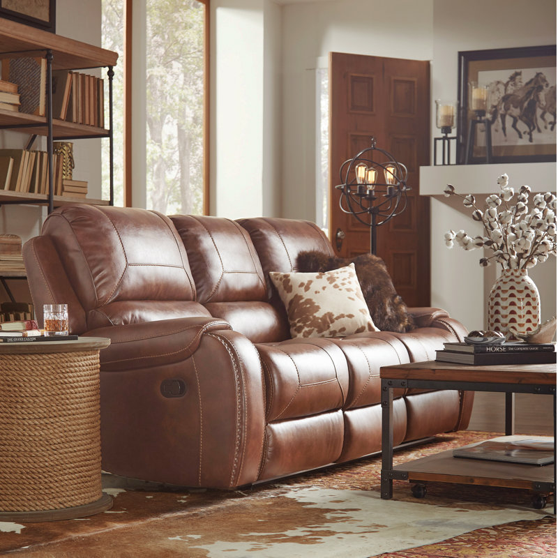 Red Barrel Studio® Wheresford 2 Piece Vegan Leather Reclining Living